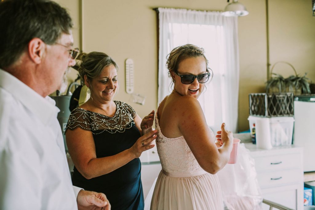 Rustic Backyard Wedding